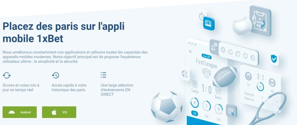 Application Mobile 1xBet: Téléchargement et Utilisation Complète 2025